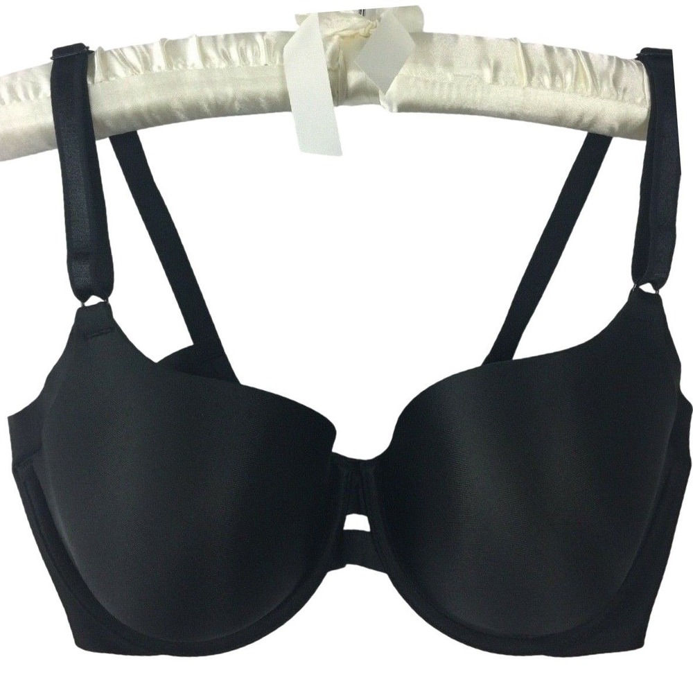Warners Womens‎ Bra Size 38B Blissful Benefits 01356 Elastic Free UW Black B45